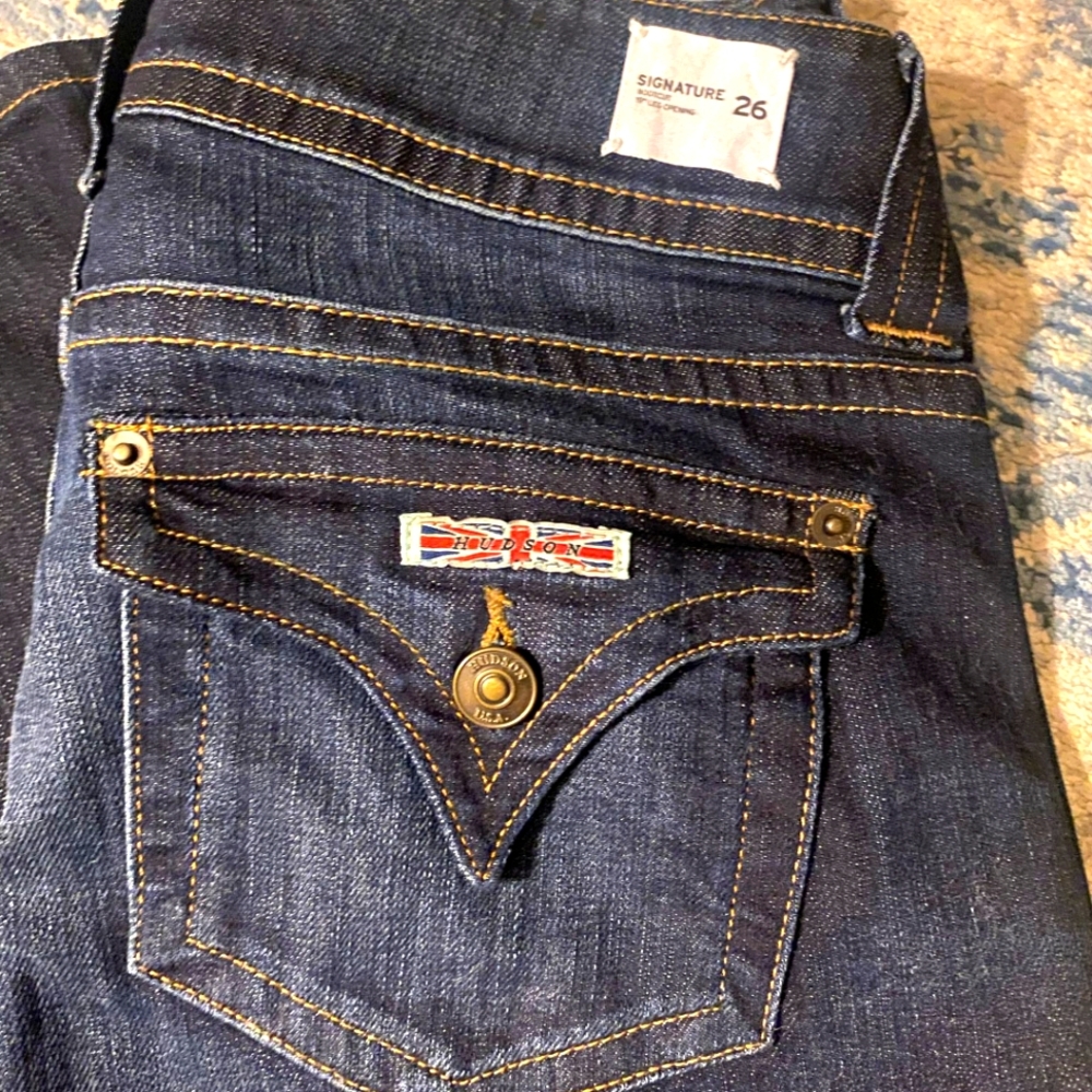 Hudson Dark Wash Bootcut Jeans
